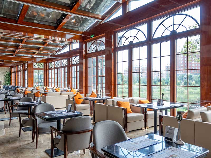 酒店餐厅家具布置以及装修材料选择